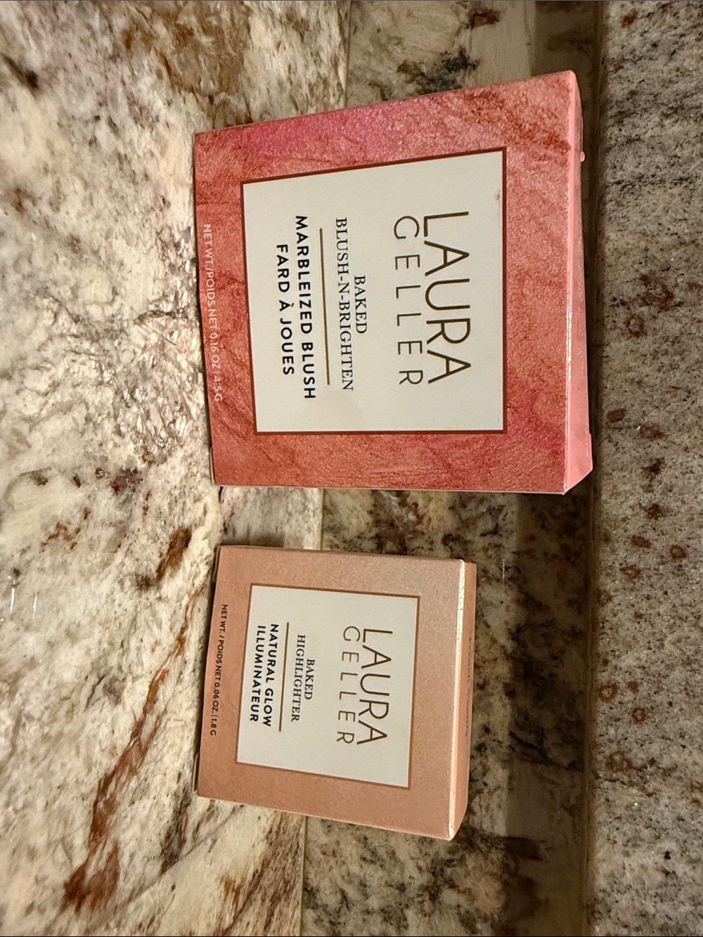 Laura Geller Marbleized Blush & Natural Glow Iluminateur